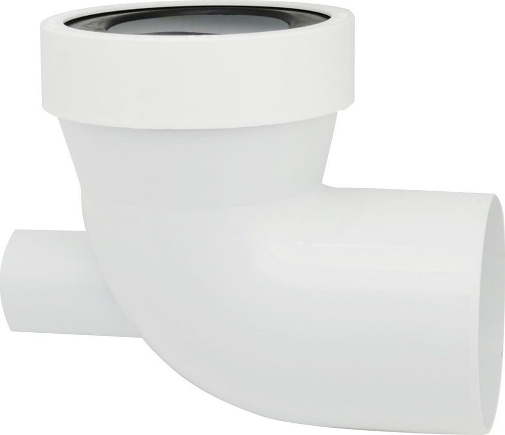 Prolunga WC Corta Maschio con Guarnizione di Tenuta Troppo Pieno Dh - 2