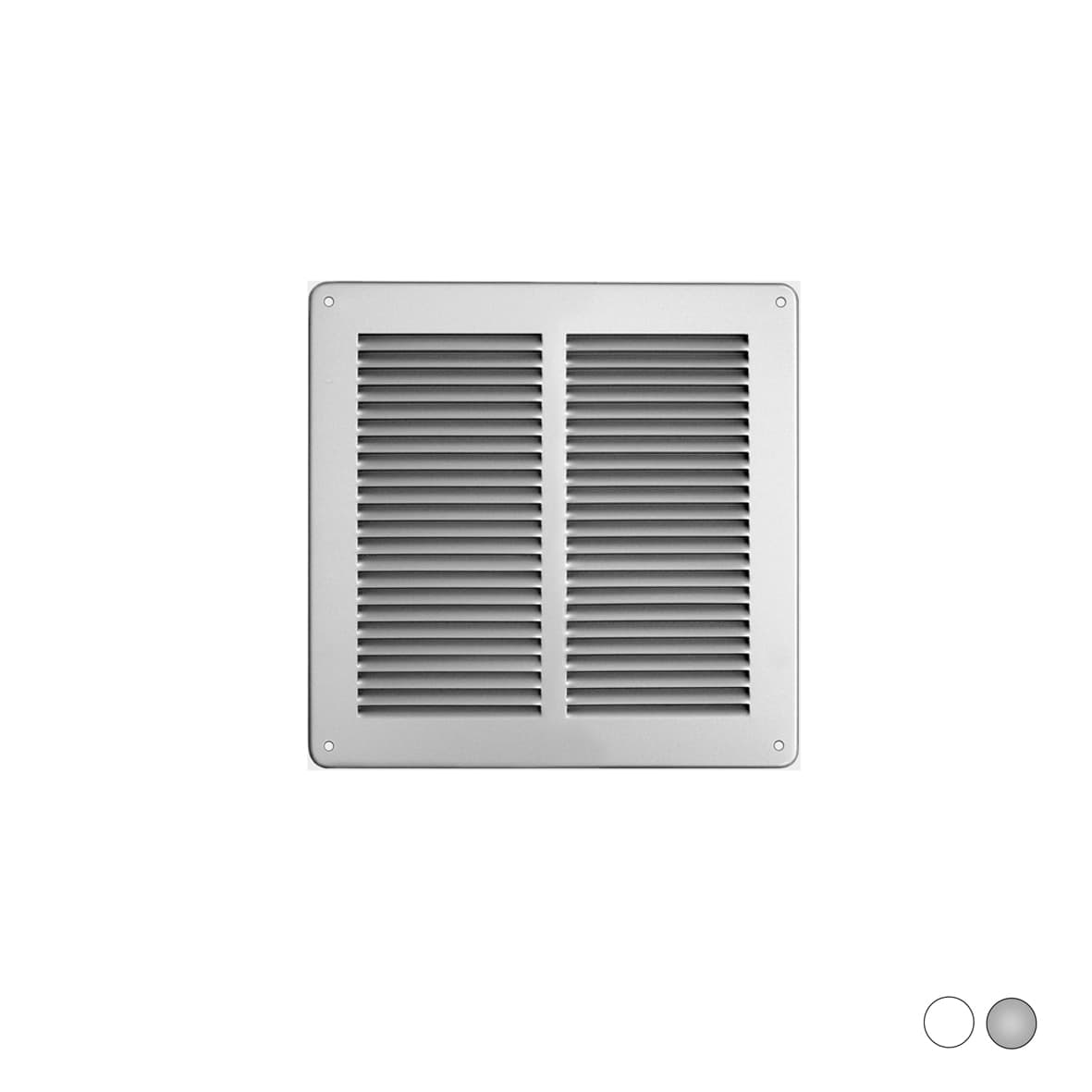 Griglia in Metallo da Sovrapporre con Rete L 240 x First Alluminio Argento - 2
