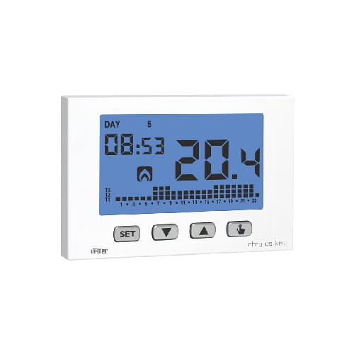 Cronotermostato Settimanale Chronos Key Vemer Bianco - 2