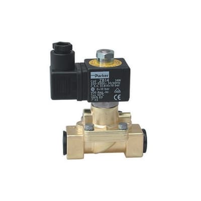 Elettrovalvola per Acqua Normalmente Aperta con Bobina Parke 412 a 423 a 05 - 3