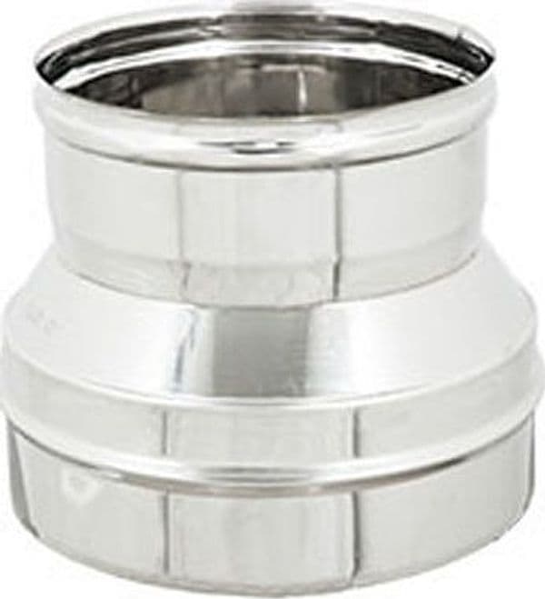 Riduzione INOX per Canne Fumarie Dk Diam M 120 F 80 - 3