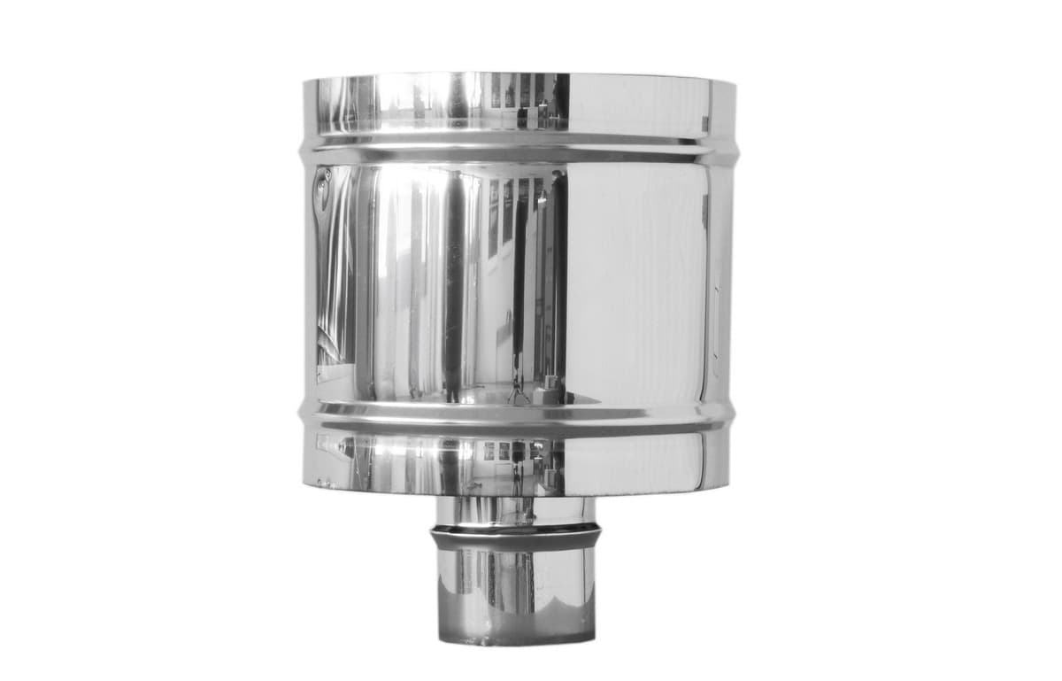 Fumaiolo 4 Venti con Base Tonda Zincato Dk Ø 220 - 2