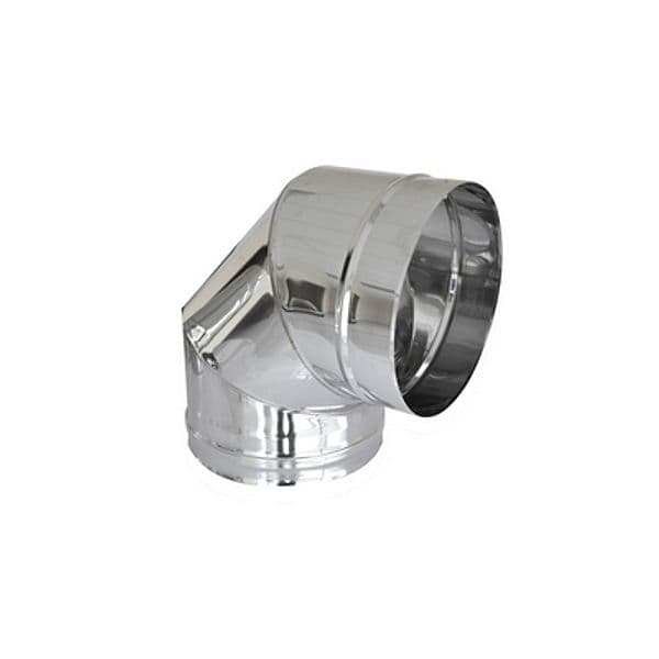 Curva in Acciaio 316L a 90 ° per Canne Fumarie Dk Ø 250 - 3