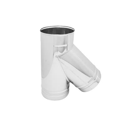 Braga in Acciaio 316L a 135 ° per Canne Fumarie Dk Ø 250 - 3
