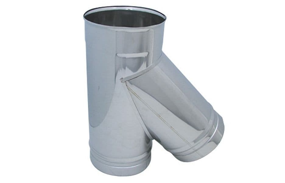 Braga in Acciaio 316L a 135 ° per Canne Fumarie Dk Ø 250 - 2