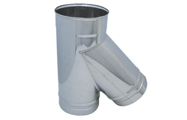 Braga in Acciaio 316L a 135 ° per Canne Fumarie Dk Ø 250 - 2