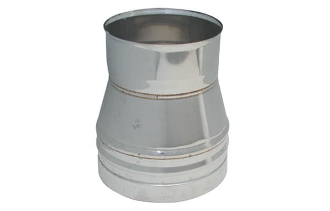 Riduzione Acciaio INOX 316L per Canne Fumarie Dk Ø 250 a 200 - 2