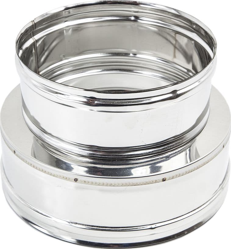 Raccordo Doppia Parete Mono Dk Mono 100F x 100M 150F - 2