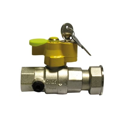 Valvola a Sfera Gas F Girello con Serratura Enolg 1 x 1 ¼ DN 25 - 2