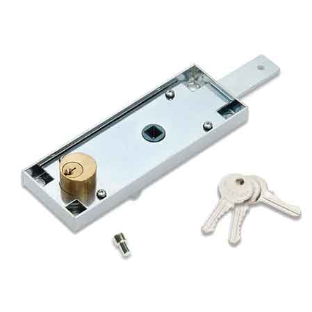 Serratura Porte Basculanti a Cilindro Tondo 2290 Securemme - 2