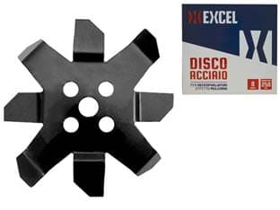 Disco in Metallo per Decespugliatore a 8 Denti Effetto Mulching Excel - 2