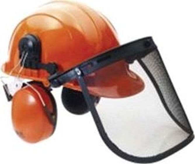ELMETTO PROTEZIONE + CUFFIE + VISIERA - 1 pezzi EXCEL - 2