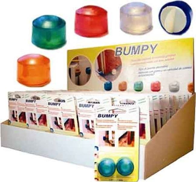 Paracolpo Bumpy Trasparente Neutro 12 Confezioni Blister 2 Pezzi