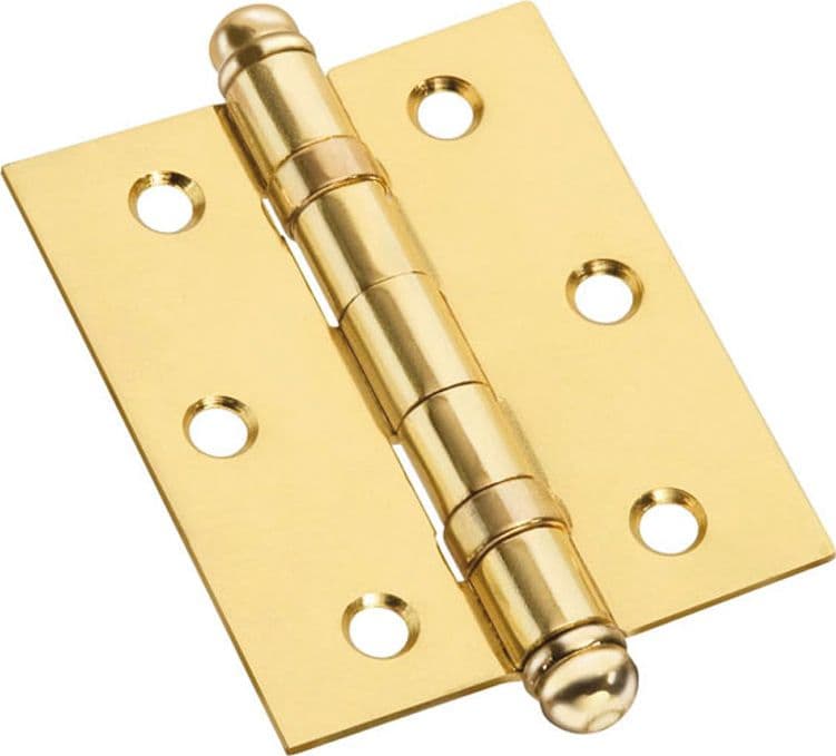 Cerniera con Cuscinetti e Sfere 90 x 75 mm Ottonata - 3