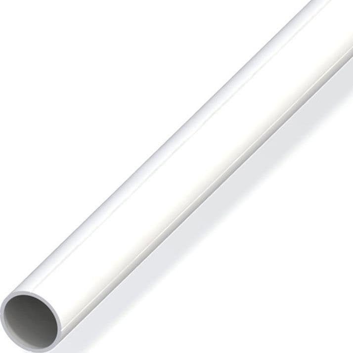 Tubo per Armadio Tondo Ø 18 mm 3 m Lineari Cromato - 2