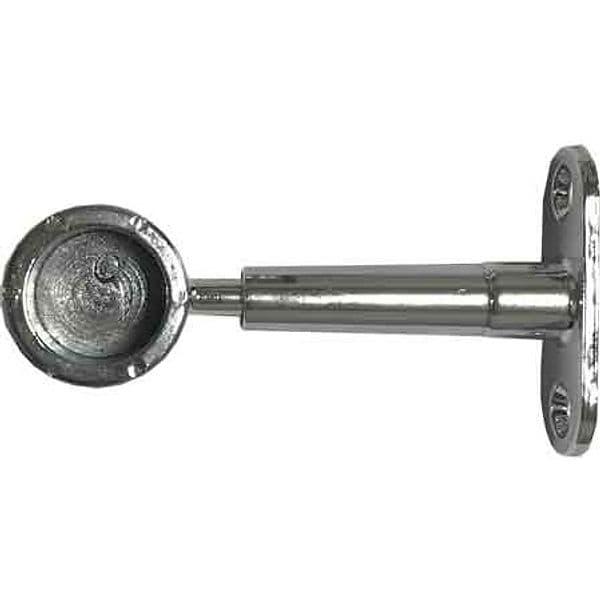 Reggitubo Laterale Chiuso Tondo Ø 18 mm Cromato 10 Pezzi - 3