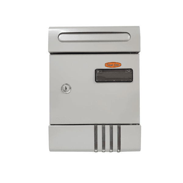 Cassetta Postale Ideal Star in Acciaio Cm 204 x 65 x 290H Argento - 2