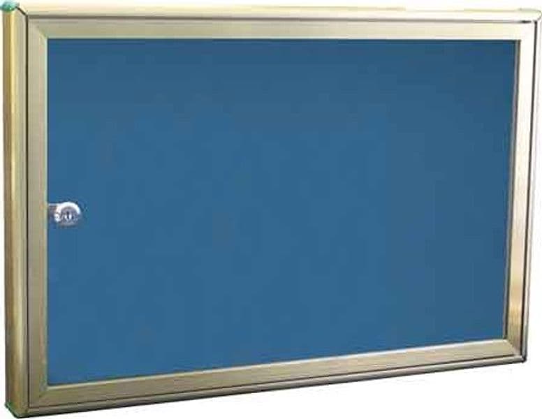 Bacheca Porta Avvisi Ideal Star in Alluminio Cm 55 x 73 x 5 (per 4 Fogli A4 - 4