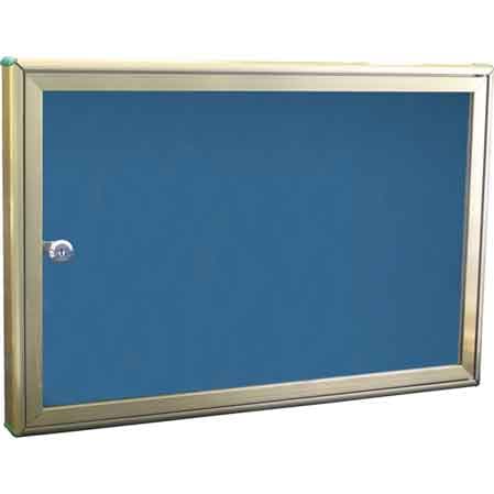 Bacheca Porta Avvisi Ideal Star in Alluminio Cm 55 x 73 x 5 (per 4 Fogli A4 - 4