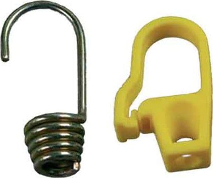 Gancio per Treccia Elastica Ideal Star in Acciaio 100 Pezzi - 4