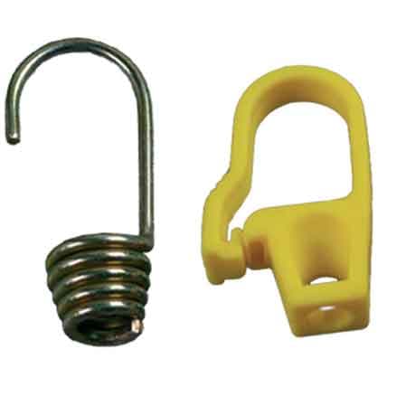 Gancio per Treccia Elastica Ideal Star in Acciaio 100 Pezzi - 4