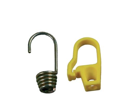 Gancio per Treccia Elastica Ideal Star in Acciaio 100 Pezzi - 2