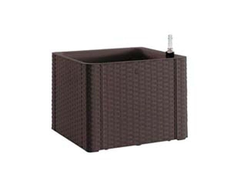 Fioriera Natural Deluxe Moka Quadra 43 CMX43X33H. 35 l Stefanplast