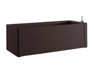 Fioriera Natural Deluxe Moka Rettangolare 100 CMX43X33H. 90 l Stefanplast