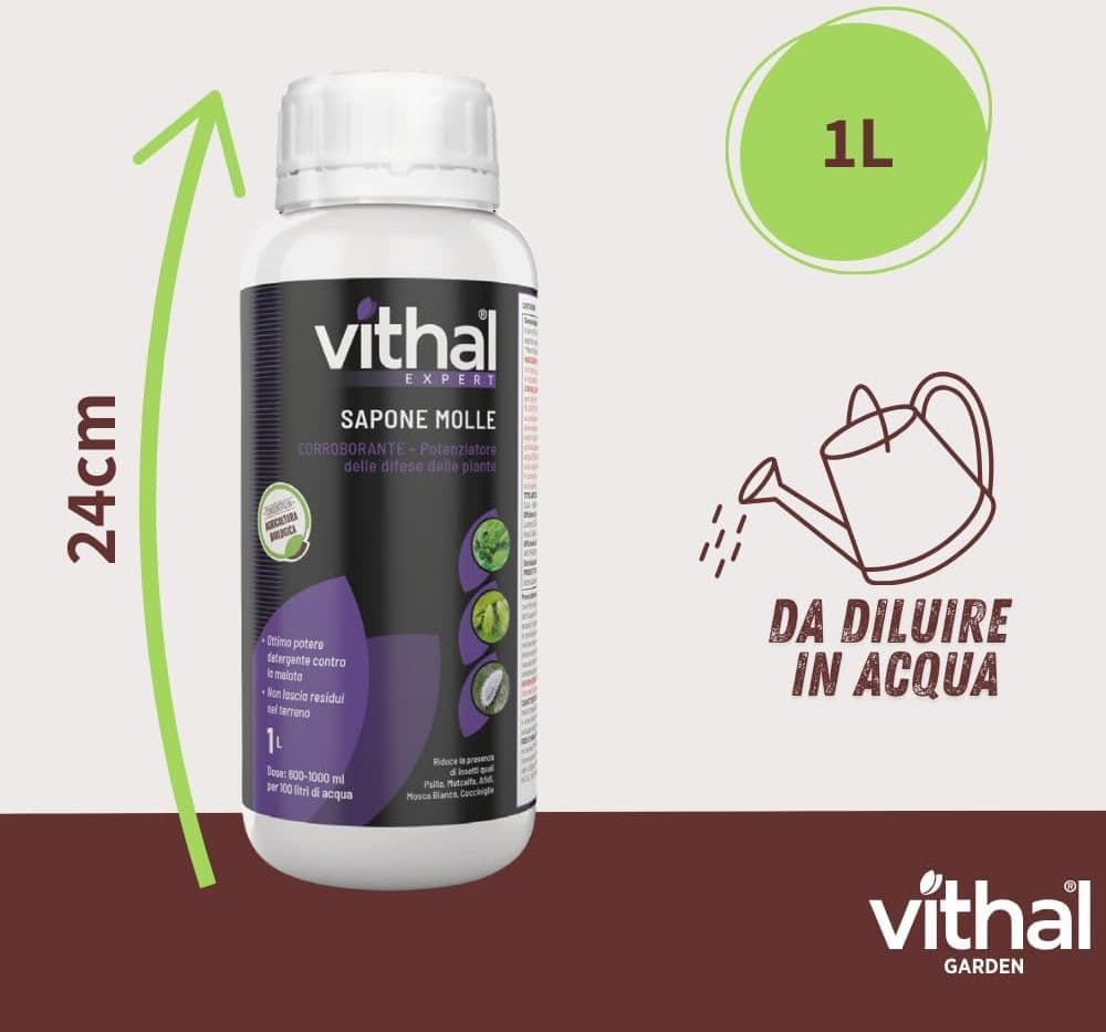 Concime Liquido Rame e Zolfo Vithal Expert 1 kg Vithal 5 Pezzi - 3