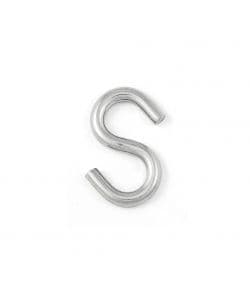 Gancio a S Ø 3 mm 30 x 16 mm - 2