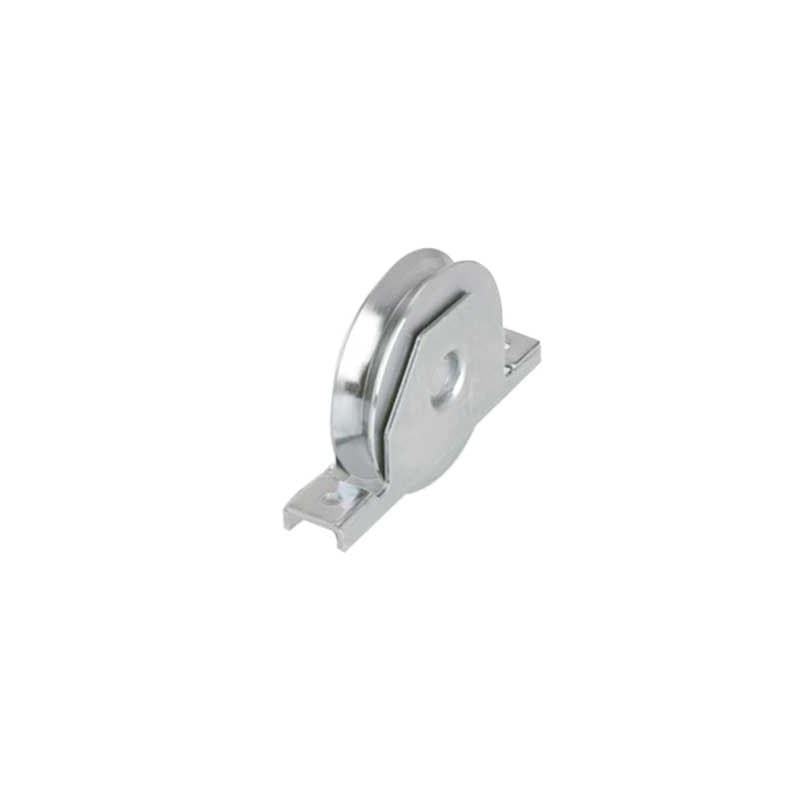 Ruota con Supporto Laterale per Cancelli Gola Y a 2 Cuscinetti 140 mm - 2