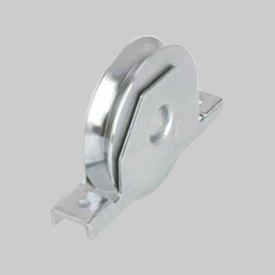 Ruota con Supporto Interno per Cancelli Gola Y 90 mm - 2