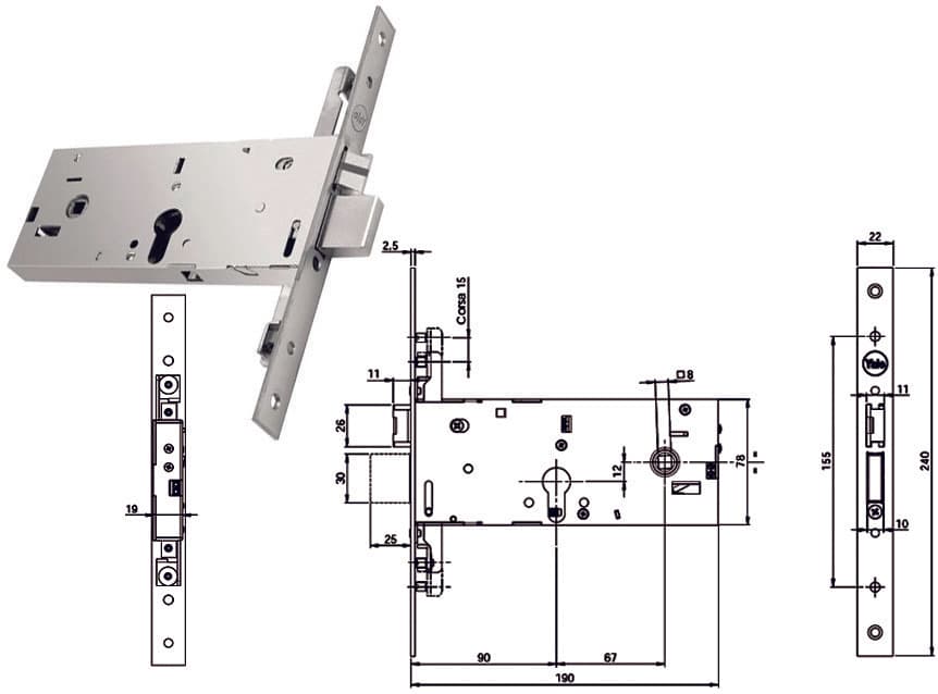Roncola Sfrattarola Tipo Coltodino Lunghezza 700 mm - 2
