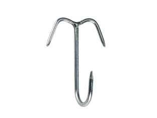 Gancio Acciaio Inox Ancora 3 Punte Ø 6 mm MMX120 10 Pezzi - 2