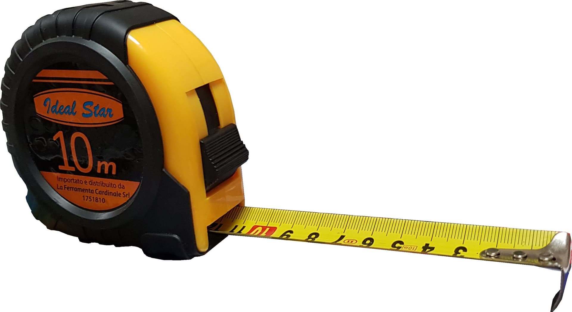 Flessometro in ABS Gomma Cardinale 5 m x 19 mm - 2