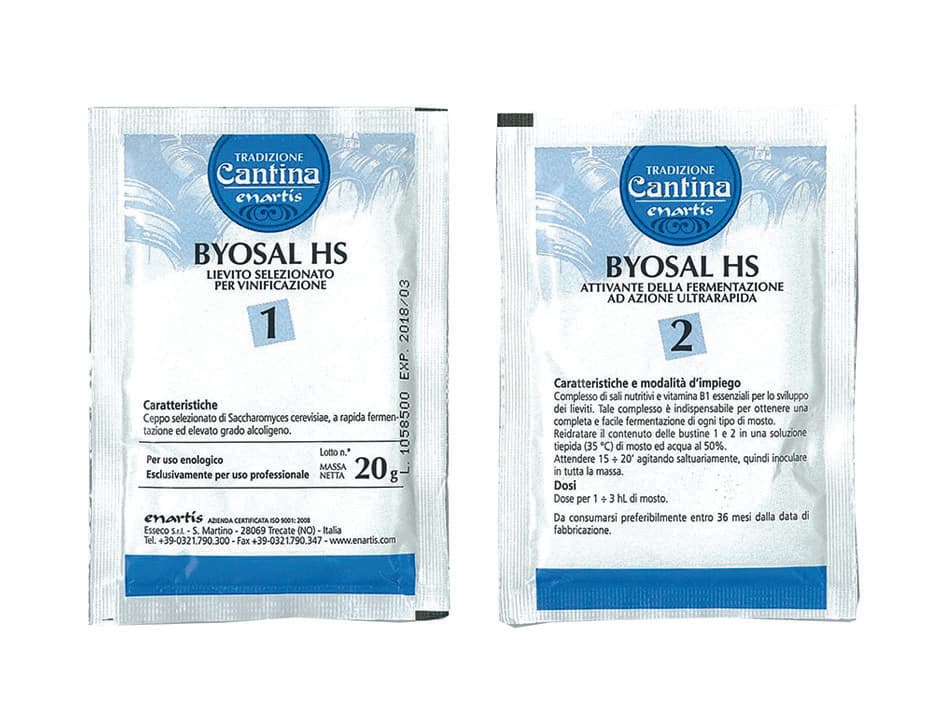 Lievito Selezionato + Attivante di Fermentazione 20 g Byosal Hs 20 10 Pezzi - 2