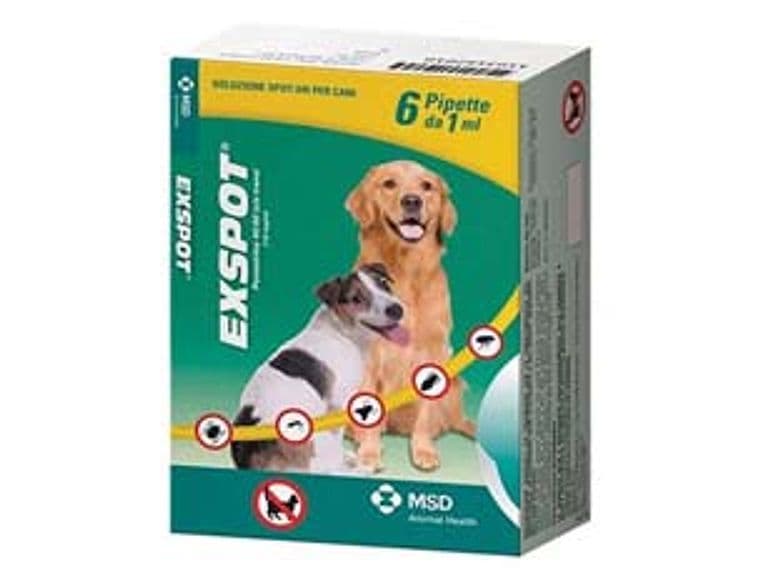 Exspot Antiparassitario Soluzione 1 ml 1 ml Specifico per Cani Confezione 6 - 2