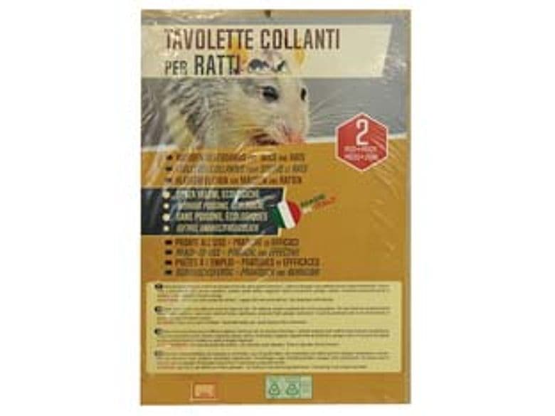 Colla per Topi su Tavoletta Maxi, Confezione 2 Tavolette Adesive da 19 - 2