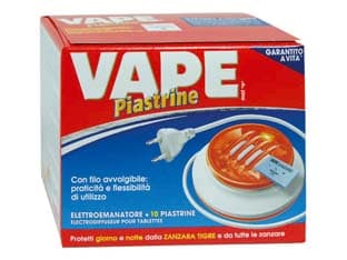 Elettroemanatore a Piastrina Vape Mat 1 Diffusore + 10 Piastrine 6 Pezzi - 2