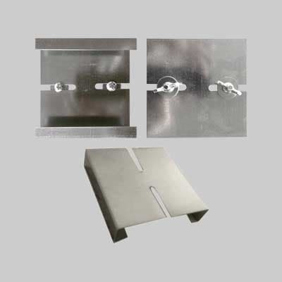 Staffa di Giunzione per Anta Doppia per Versione Cartongesso 100 mm - 2