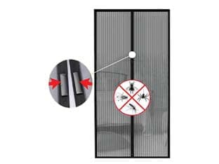Zanzariera Magnetica in Poliestere 130 CMX230 Grigia Sangiorgio 2 Pezzi - 2