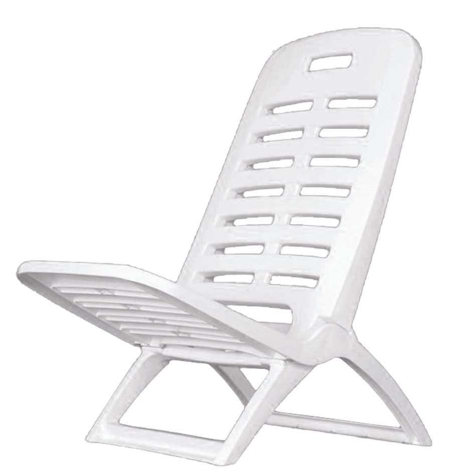Spiaggina Playa Bianca 39,5 CMX56X61,5H. Peso 2,3 kg 4 Pezzi - 2