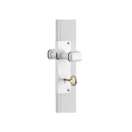 Kit Serratura per Porte a Soffietto Noce - 2
