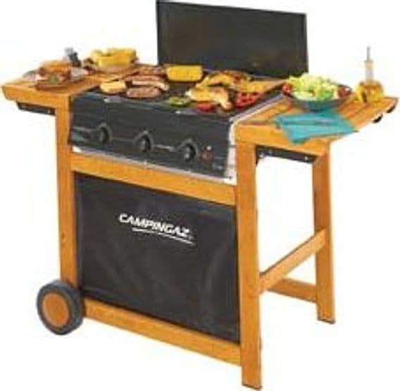 Barbecue Gas 3 Bruciatori 60 CMX46 Adelaide 3 Woody Dual Gas Bracere 60 - 2