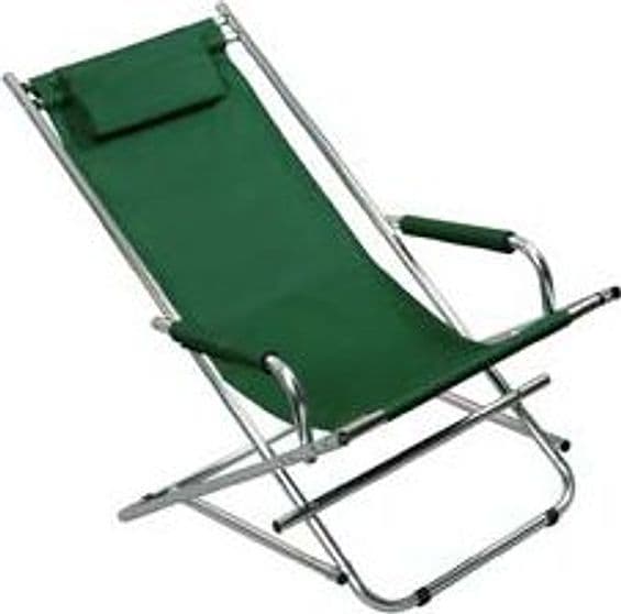 Sdraio in Alluminio Verde 54 CMX97X77H. Vette - 2