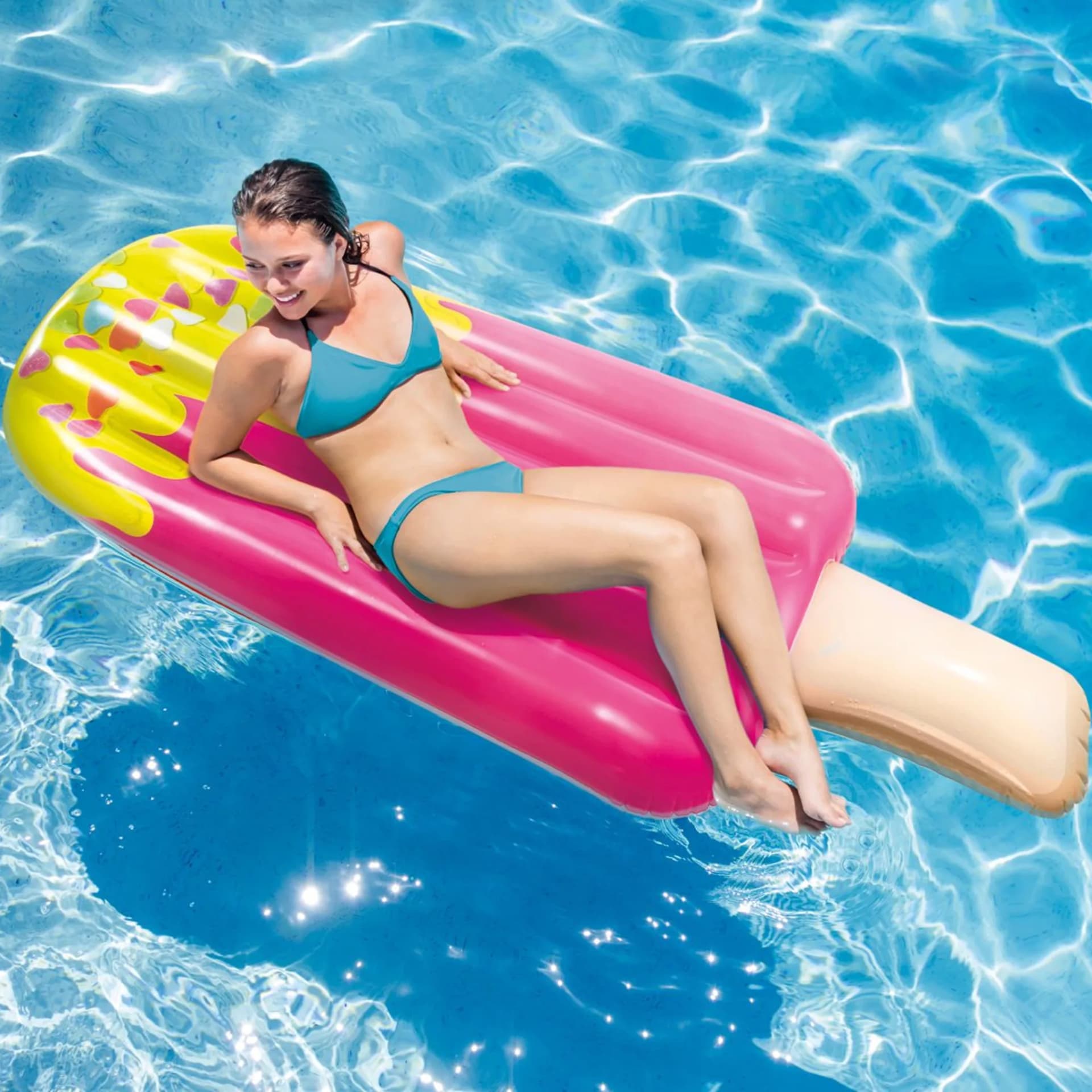 Materassino Gonfiabile Ghiacciolo 183 CMX66X20 Peso 1,13 kg (58766) Intex - 2