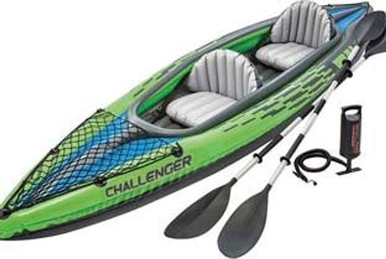 Canoa Gonfiabile Challenger K2 351 CMX76X38H. Peso 18 kg (68306) Intex - 4