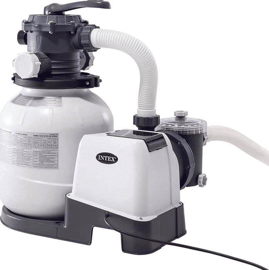 Pompa con Filtro a Sabbia per Piscine Fino a Intex 45.420 Litri Peso 18,10