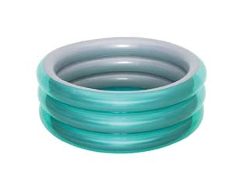 Piscina Gonfiabile Rotonda Grande Metallica 3 Anelli +6 Anni Ø 201 mm - 2