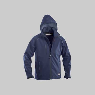Giubbino Antivento Soft Shell Blu Tg. Xl - 2